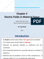 Electric Fields in Material Space: Dr. Talal Skaik