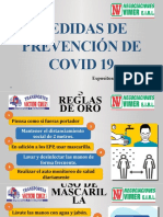MEDIDAS DE PREVENCIÓN DE COVID 19