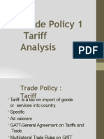 Trade Policy 1 Tariff Effect