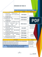 Programa de Trabajo SEMINARIO DE TESIS 3-3