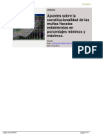 Articulo Apuntes Sobre La Constitucionalidad de Las Multas Fiscales Establecidas en Porcentajes Mnimos y Mximos.