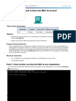 3.2.2.4 Lab - Determine The MAC Address of A Host