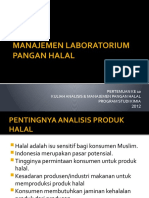 Halal Laboratory Management