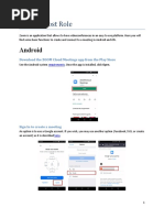 Zoom - Host Role: Android