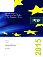 Jurisdiction and Governing Law Rules in The European Union