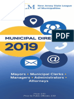 NJ League of Municipalities Directory 2019