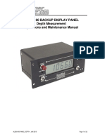 Als6A100 Backup Display Panel Depth Measurement Operations and Maintenance Manual