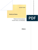 Jaroslav Kusnir - American Fiction - Modernism-Postmodernism, Popular Culture, and Metafiction-Ibidem Verlag Jessica Haunschild Christian Schoen GBR (2007) PDF