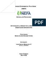 Juan Abigail Medina - Actividad de La Unidad I - Orientación Universitaria PDF