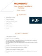 Receita de Bauru de Forno Com Pão de Forma, Enviada Por JOSIANE LUZ PASSOS - TudoGostoso PDF