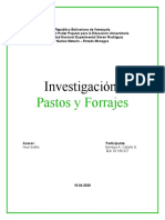 Pastos y Forrajes.