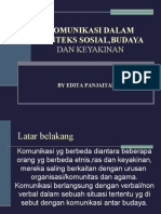 Komunikasi Dalam Konteks Sosial Dan Budaya