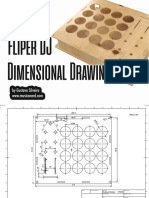 Fliper DJ - Dimensional Drawing