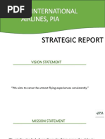 Pakistan International Airlines, Pia: Strategic Report