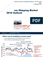 Container Shipping Market 2016 Outlook
