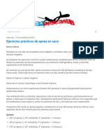 Cadizpescasub - Ejercicios Prácticos de Apnea en Seco PDF