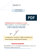 Vectores paralelos, ortogonales y producto escalar