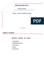 01 Estrutura Dos Metais 5 - Estrutura Cristalina Modificada