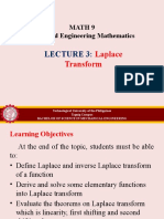 Lecture 3 - Laplace Transform-Part1