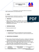 LABP010. Procedimiento Prueba Retorta