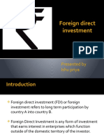 Foreign Direct Investment