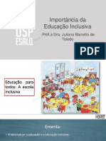 Slides Importancia Da Educacao Inclusiva PDF