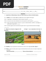 Ficha de trabalho - Agricultura I