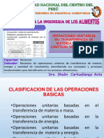 4 Clase Clasificacion de Operaciones Unitarias - S2