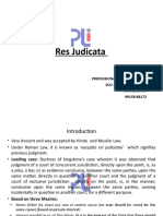 Res Judicata: by Johny Sir