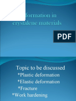 Deformation in Crystalene Materials