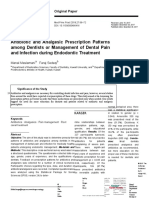 Antibiotic and Analgesic Prescription Pattern Amon