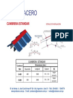 Cumbrera Estandar PDF