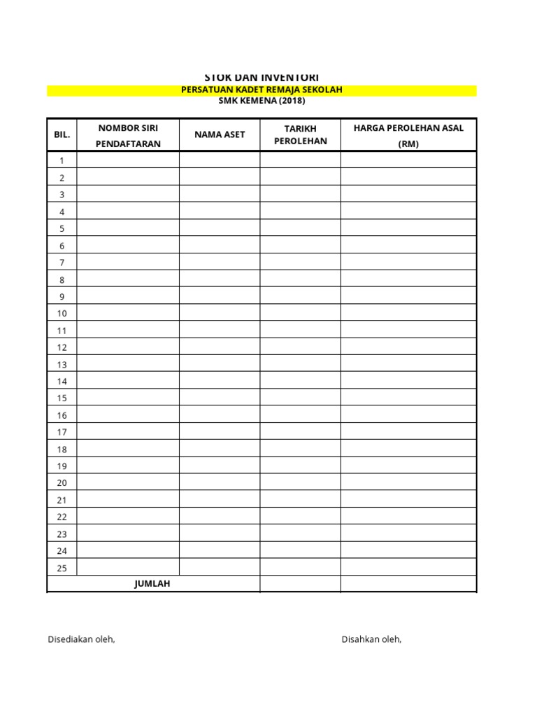 2.23 Stok Dan Inventori (Ada) | PDF