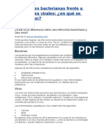 Infecciones Bacterianas Frente A Infecciones Virales