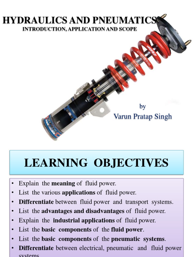 Fluid Power Systems Overview | PDF | Transmission (Mechanics ...