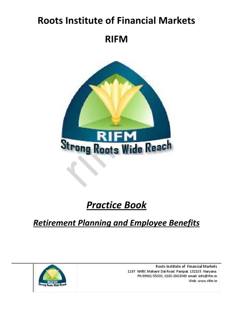 Retirement Planning Practice Book | PDF | Pension | Retirement