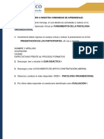 Documento Guía Del Estudiante 1 Psicologia Organizacional PDF