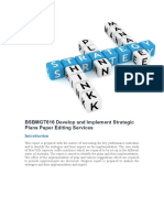 BSBMGT616 Develop and Implement Strategic Plans Paper Editing Services