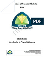 CFP Introduction To Financial Planning Study Notes Sample