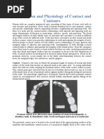Contacts and Contours in Dentistry | PDF | Dentistry Branches | Dentistry