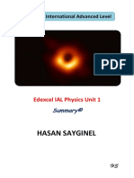 Hasan Sayginel: Edexcel IAL Physics Unit 1