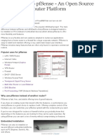 Introduction To Pfsense - An Open Source Firewall and Router Platform
