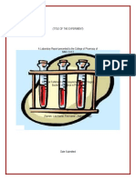 Identification of The Unknown Compound - Lab Report Format