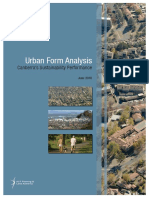 Urban Form Analysis: Canberra's Sustainability Performance