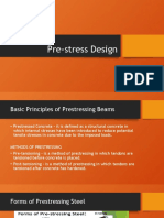 Pre-stress Design