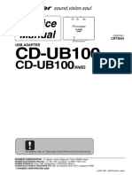 Pioneer Cd-Ub100 Service Manual