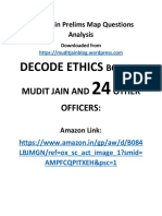 Mudit Jain Prelims Map Questions Analysis