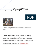 Lifting Equipment: Tools for Raising Heavy Loads Safely
