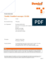 DenMix Frankfurt Sausages 10.426 - Ver. 01 PDF