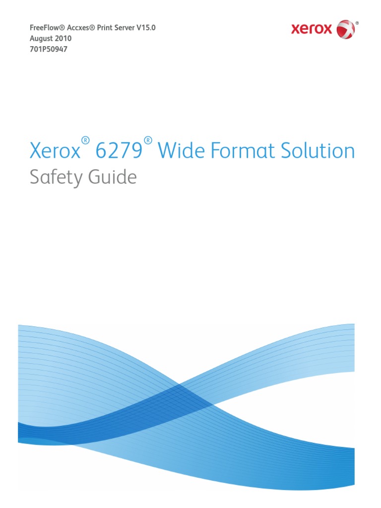 Xerox 6279 Wide Format Solution: Safety Guide | PDF | Ac Power Plugs ...